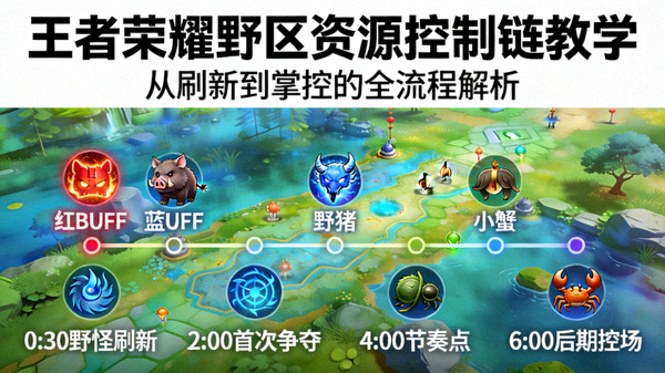 王者荣耀野区资源控制链教学封面图